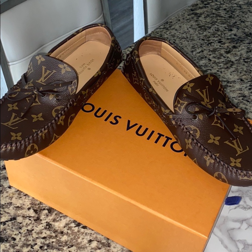 Louis Vuitton LV print slip on